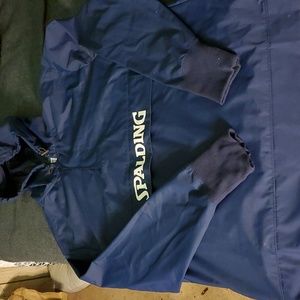 Spalding waterproof windbreaker/ rain jacket